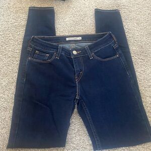 Levi's 535 Navy Super Skinny Jeans 26